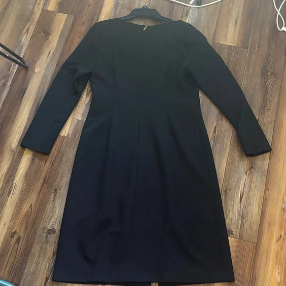 Donna Karan Classic Black Long Sleeve Dress 12 - Picture 7 of 7